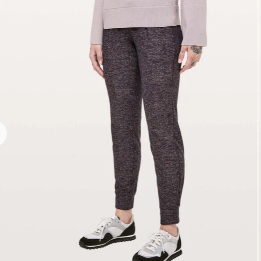 Lululemon Ready to Rulu Joggers Pants Heathered Rose Black 6